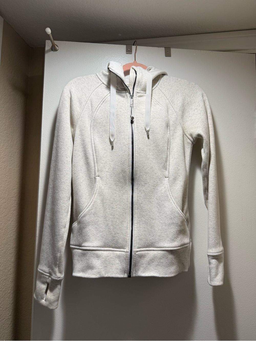 lululemon athletica Cream Full-Zip Hoodie Jacket